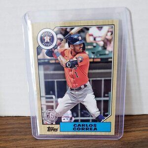 2022 Series 1 1987 Baseball #T87-31 Carlos Correa - Houston Astros